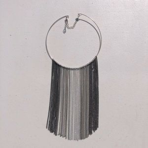 Draped chain necklace